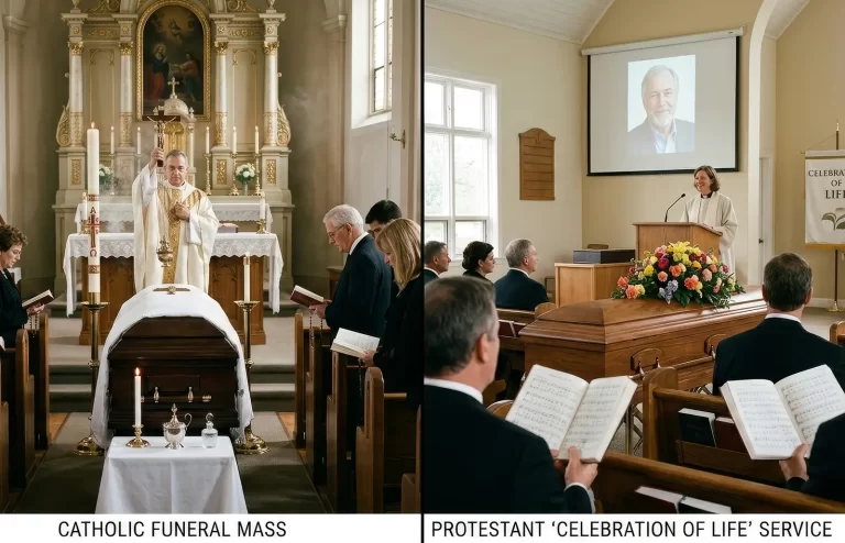 Difference Between Catholic and Christian Funerals